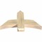 Ekena Millwork Bellingham Rough Sawn Timber Gable Bracket, Douglas Fir, 36"W x 21"H x 4"D x 6"F, 14/12 Pitch GBW036X21X0406BEL00RDF - alternate 2